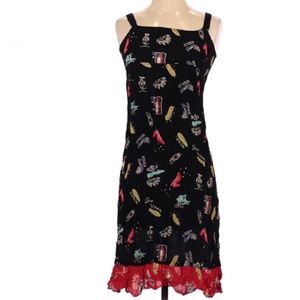 Daniel K square neckline casual dress size S